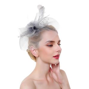 2025 Sinamay Feather Fascinators Hut <span class=keywords><strong>Kentucky</strong></span> <span class=keywords><strong>Derby</strong></span> Church Hochzeits hüte Frauen <span class=keywords><strong>Party</strong></span> Braut Kopfschmuck - Product Image 6