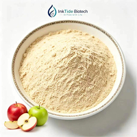 Poudre de pomme lyophilisée, riche en fibres et en vitamines, pour smoothies et compléments alimentaires sains, marque privée