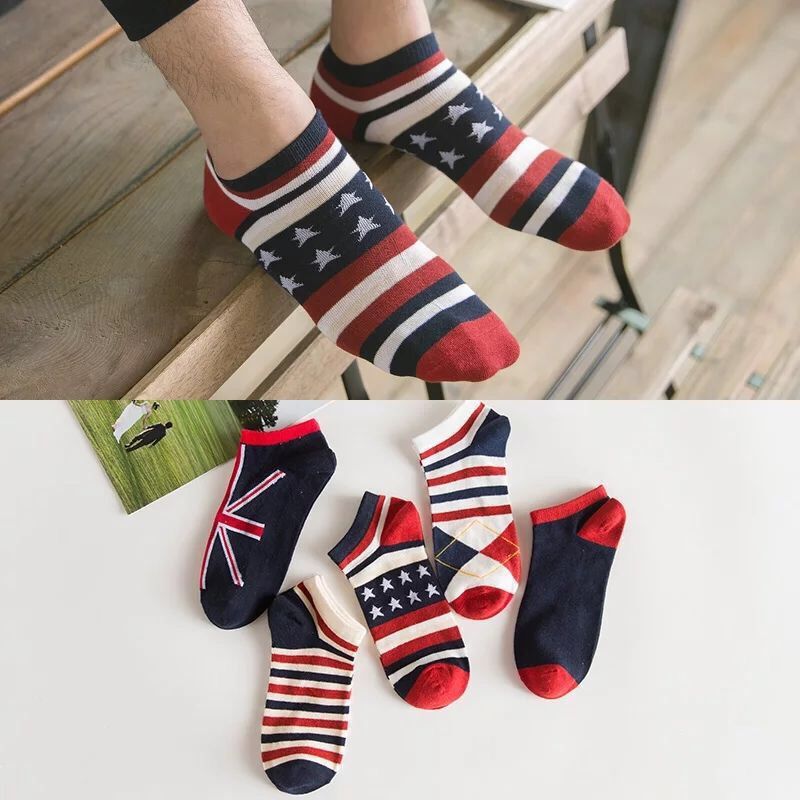 Men's short socks [National Flag]