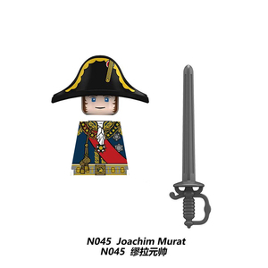 N041-048 Guerres napoléoniennes Général Maréchal Prince Prussien Ulan Figurines de construction en plastique ABS à petites particules Jouets pour garçons - Product Image 4