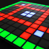 Prix d'usine, activer le jeu, lumière LED au sol, jeu interactif LED, danse, jeu de sol à grille de saut