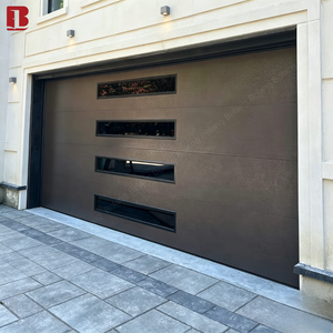 <span class=keywords><strong>Porte</strong></span> <span class=keywords><strong>de</strong></span> <span class=keywords><strong>garage</strong></span> moderne Bolang en acier galvanisé, <span class=keywords><strong>motorisée</strong></span>, <span class=keywords><strong>avec</strong></span> commande intelligente WiFi Bluetooth, pour maison résidentielle - Product Image 2