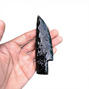 La Mejor Colección de Cuchillos de Obsidiana Negra Tallados a Mano, Cuchillas para Rituales, Exhibición y Sanación con Cristales, Decoración de Piedra Espiritual, Regalo para Coleccionistas - Product Image 1