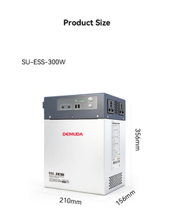 DEMUDA 300W 896WH ชุดสถานีพลังงานแสงอาทิตย์แบบพกพาครบชุด ระบบ ESS สำหรับบ้าน ชุดไฟโซลาร์เซลล์แบบออฟกริด ระบบพลังงานแสงอาทิตย์ขนาดเล็ก - Product Image 6