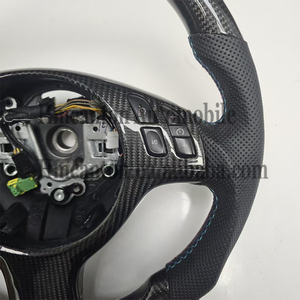 Nouveaux produits : Volant perforé en cuir et fibre de carbone pour BMW Série 3 E46 - Product Image 5