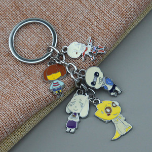 Accessori Moda <span class=keywords><strong>Undertale</strong></span>: Portachiavi con Ciondolo di Frisk, Sans, Toriel, Papyrus, Alphys - Product Image 5