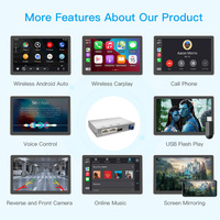 Interface vidéo multimédia sans fil Android Auto et Apple CarPlay pour Audi Q2 Q3 Q5 Q7 A3 A4 A5 A6 C7 A7 A8 S4 S5 S6 S7