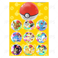 JPS Nouveau Design Produit Pokémoned pour Dropshipping : Jeu de cartes à collectionner, Cadeau, Badge métallique Pokémoned, Aimant de réfrigérateur, Décapsuleur