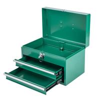 Boîte à outils portable en tôle d'acier laminée à froid sur mesure avec 2 tiroirs