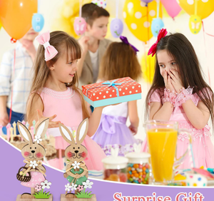 Happy <strong>Easter</strong> Party Table Decoration Crafts Colorful Rabbit Standing Desktop Home Decoration Wooden Crafts <strong>Easter</strong> <strong>Ornament</strong> - Product Image 4