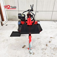 Machinerie forestière portable de 22 tonnes, processeur horizontal de bois de chauffage, fendeuse de bûches avec bras de levage hydraulique HY22T-GL-650A