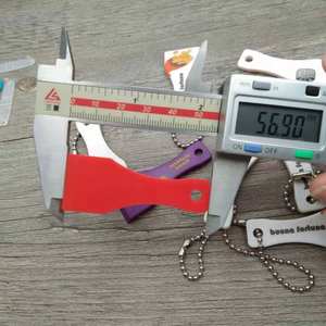 Regali per Giocatori Raschietto per Biglietti della Lotteria in Plastica a Forma di Paletta con Logo Personalizzato Portachiavi Raschietto per Lotteria - Product Image 6