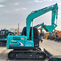Mini-excavatrice Kobelco SK75 modèle 2024, 7 tonnes, Yanmar, godet de 0,4 m, 780 heures, composants hydrauliques testés, inspection vidéo