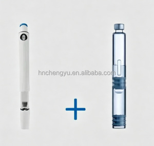 Factory Price Disposable Dual Compartment Measuring <b>Pen</b> 4ml 0-50IU Precise Adjustment Plastic Liquid Metering Applicator - Product Image 2