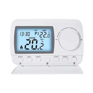230V Grand Cadran Bouton <span class=keywords><strong>Programmable</strong></span> Hebdomadaire Plancher Chauffant <span class=keywords><strong>Thermostat</strong></span> Électronique pour Chaudières - Product Image 2