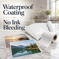Papier semi-brillant pour photos, impression jet d'encre, papier photo imprimable jet d'encre, fournisseur en gros de papier photo, rouleau de papier photo