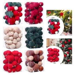 Nouvelle boule de Noël en plastique avec flocons, décorations de Noël à suspendre à l'arbre, ornements, Adornos De Navidad - Product Image 5