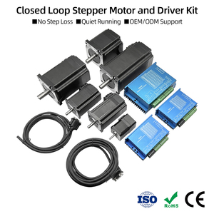 มอเตอร์แบบวงปิด 17 23 34 พร้อมไดรเวอร์สำหรับ CNC, เครื่องพิมพ์ 3 มิติ, ทางการแพทย์, สิ่งทอ, บรรจุภัณฑ์, โลจิสติกส์ มอเตอร์แบบวงปิดและ - Product Image 1