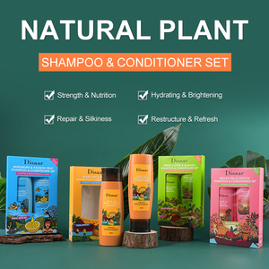 Disaar - Juego de Champú y Acondicionador Capilar Natural a Base de Plantas, Hidratante y <span class=keywords><strong>Revitalizante</strong></span> para el Cuero Cabelludo, 2 en 1, Oferta Especial, Sets para el Cuidado del Cabello - Product Image 1