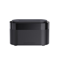 Nouvelle machine d'aromathérapie à flamme colorée simulée, lumière d'ambiance, humidificateur silencieux avec horloge pour chambre à coucher