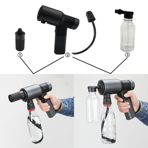 VERTAK 8V Laveuse de voiture portable haute pression, laveuse sans fil pour jardin domestique, <span class=keywords><strong>pistolet</strong></span> de lavage <span class=keywords><strong>à</strong></span> batterie <span class=keywords><strong>avec</strong></span> buse <span class=keywords><strong>à</strong></span> mousse - Product Image 4