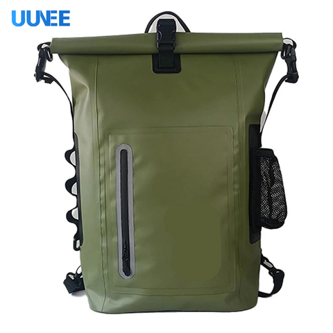 Wholesale 25L PVC Unisex Fashionable Waterproof Beach Bag for Outdoor Travel Hiking Cycling Motorcycle Backpack