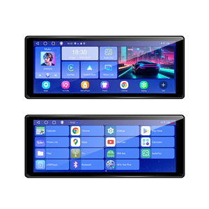 10.26 inch 2.5D 1600*600 cảm ứng đầy đủ di động <span class=keywords><strong>Android</strong></span> 12 Carplay Màn hình Màn hình <span class=keywords><strong>GPS</strong></span> RGB tải về ứng dụng hỗ trợ đa phương tiện xe - Product Image 2