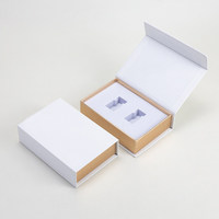 Boîtes rigides haut de gamme personnalisées avec impression en bronze pour boîte cadeau de complément alimentaire à base de collagène