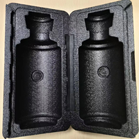 Boîte d'expédition en polypropylène expansé avec insert en mousse PE en polystyrène EPP personnalisable pour l'emballage de parfums Style feuille estampillée avec logo