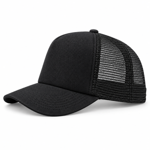 Casquettes personnalisées professionnelles à 5 panneaux en maille, impression personnalisée/broderie 3D, casquette de camionneur en mousse premium - Product Image 3