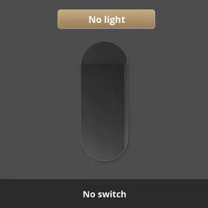 Espejo de baño LED moderno, espejo de tocador/inodoro antivaho montado en la pared con función inteligente de iluminación para uso doméstico o hotelero - Product Image 6