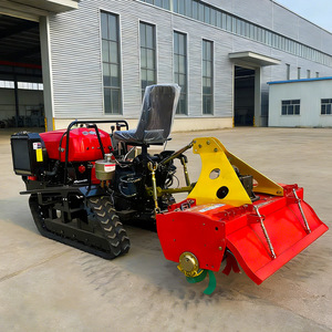 Новый многофункциональный садовый трактор для влажных и сухих полей, 50-180 л.с., дизельный колесный трактор 4WD, с резиновыми гусеницами, предотвращающими провал, многофункциональный культиватор - Product Image 1