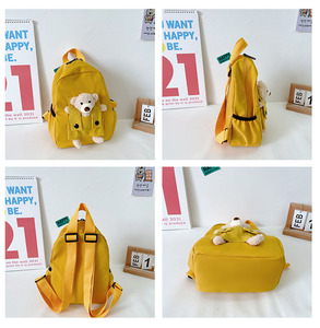 Personnalisé Mignon de Bande Dessinée Petit Cartable Maternelle Petit Ours Préscolaire Sac À Dos Sacs D'école pour Enfants En Bas Âge Ans 3-8 - Product Image 6