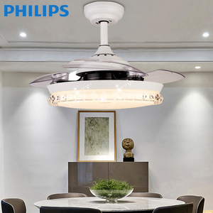 <span class=keywords><strong>Ventilador</strong></span> de Techo con Luz Eléctrica <span class=keywords><strong>Philips</strong></span>, <span class=keywords><strong>Ventilador</strong></span> de Techo Invisible con Luz para Sala de Estar, Comedor, Dormitorio, Hogar, Lámpara de Araña LED Moderna y Sencilla - Product Image 2