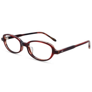 Occhiali Vintage Fatti a Mano in Acetato - Montatura Poligonale Bicolore, Leggeri e Adatti per i Viaggi - Product Image 1