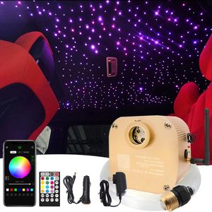 Kunststoff PMMA Endleuchtendes Glasfaser-Sternenlicht für Autodachhimmel mit App-Steuerung und LED-Faser-Optik-Lichtmotor - Product Image 2