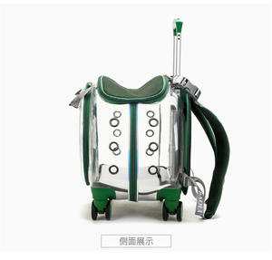 Tekerlekler üzerinde evcil hayvan taşıyıcı Pet arabası taşıma çantası havayolu onaylı Pet kabin seyahat çantası köpek taşıyıcı seyahat arabası - Product Image 2