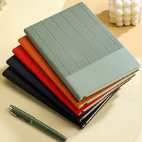 Cuadernos de Cuero A5 Personalizados de Lujo, Juego de Regalo con Bolígrafo y Botella Térmica, Personalizables