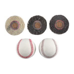 <span class=keywords><strong>Baseball</strong></span> in pelle pieno fiore di alta qualità per giochi ufficiali con avvolgimenti in lana al 100% - Product Image 4
