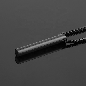 Colliers personnalisés avec nom pour femmes, colliers avec initiales en forme de barre, bijoux en acier inoxydable, cadeau personnalisé pour un anniversaire - Product Image 3