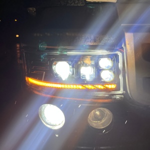 Venta al por mayor de fábrica: Faros proyectores LED de matriz de 4 lentes mejorados para camiones Scania P G R T 1997-2017 de alta luminosidad - Product Image 4