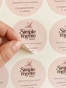 Etiquetas Adhesivas Personalizadas Impermeables con Logotipo y Etiquetas de Embalaje – Impresión en Papel Perlado para Etiquetas Decorativas y Embalaje - Product Image 2