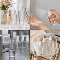 Flacon pulvérisateur vide pour parfum cosmétique et brume pour animaux de compagnie, vente en gros, disponible en 30ml, 50ml, 60ml, 80ml, 100ml, 200ml, pour faux cils et perruques