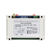 Récepteur de télécommande sans fil RF DC12-48V 4 canaux pour grue industrielle, portail, porte de garage 315/433/868MHz, apprentissage, métal, portée 100m