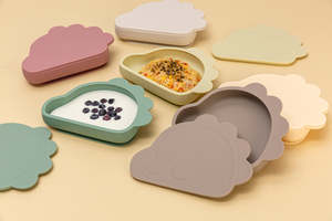 Delizioso cibo in Silicone Dino con coperchio, contenitore Premium BPA in Silicone Snack Box per bambini - Product Image 4