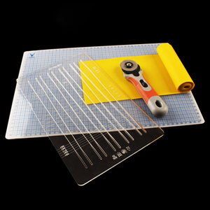 Planche à découper conique en caoutchouc plat pour lance-pierre en acrylique de 5 mm, règle de découpe conique à taille fixe, outil de mesure conique - Product Image 4
