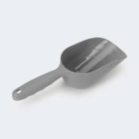 Pelle à nourriture pour animaux de compagnie en PP moderne, durable, écologique et étanche, avec une capacité de 1 tasse, lignes de mesure et poignée, pour chiens et chats