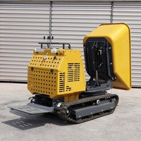 Selbst laden der Mini-Dumper-Lader 1200kg Kapazität Crawler Dump Truck Rotation für Industrie Landwirtschaft Motor Core Component