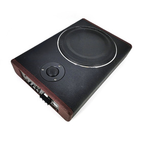 Caja de Subwoofer Activo Cuadrada de 8 Pulgadas, 12V, Alta Potencia, Madera MDF, Cubierta de Cuero, Ultra Delgado, Altavoz de Audio para Auto - Product Image 2