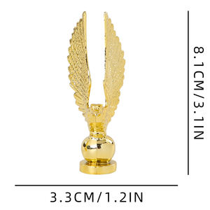 Trofeo a <span class=keywords><strong>Forma</strong></span> di <span class=keywords><strong>Aquila</strong></span> in Plastica Dorata, Accessorio Decorativo Best Seller GZ81 - Product Image 5